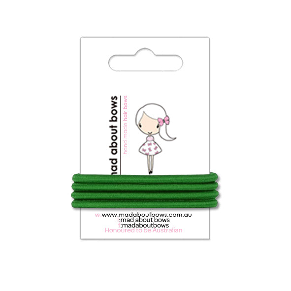 4mm Hair Ties-Mad About Bows