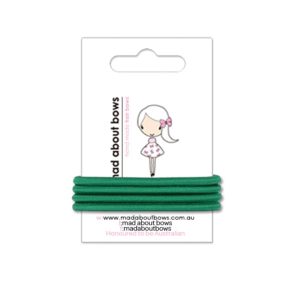 4mm Hair Ties-Mad About Bows