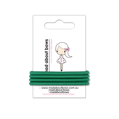 4mm Hair Ties-Mad About Bows