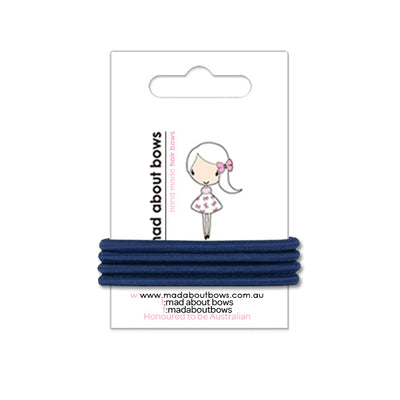 4mm Hair Ties-Mad About Bows