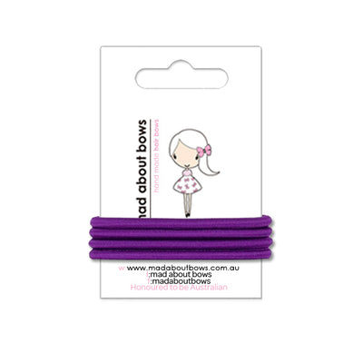 4mm Hair Ties-Mad About Bows