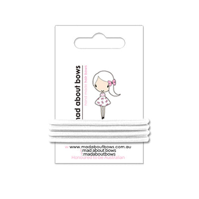4mm Hair Ties-Mad About Bows