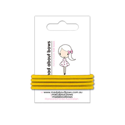 4mm Hair Ties-Mad About Bows
