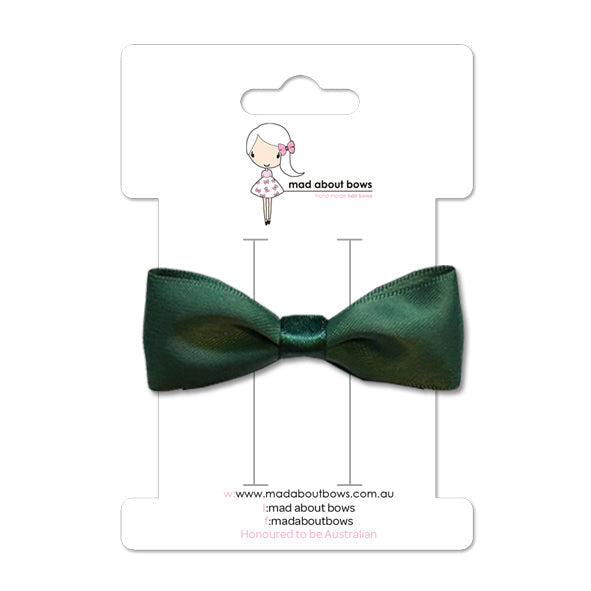 Ava Bow Hunter Green-Mad About Bows