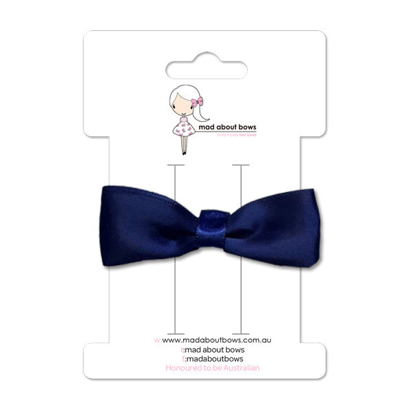 Ava Bow Navy-Mad About Bows