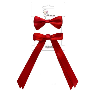 Ava & Olivia Bow Pack Red-Mad About Bows