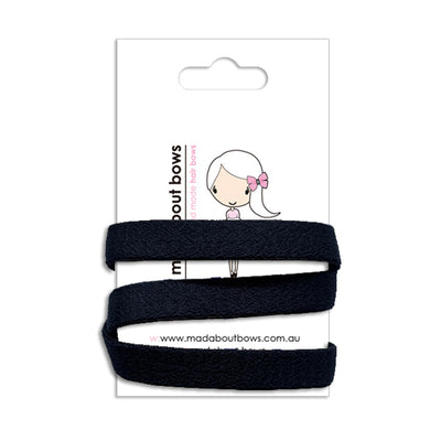 Silicon Headband Navy-Mad About Bows
