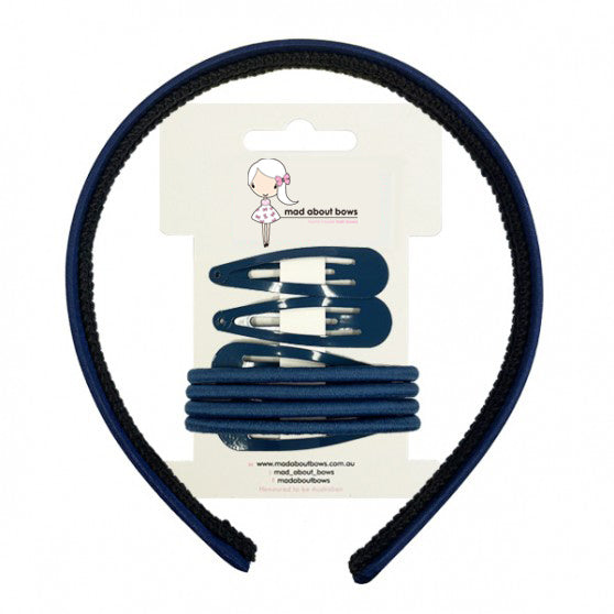 Basic Accessory Pack Navy-Mad About Bows