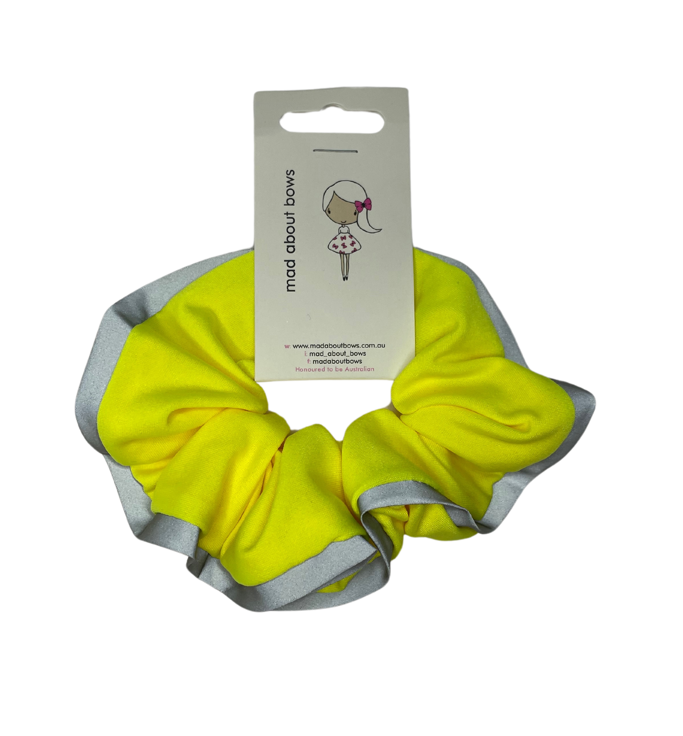 HI-VIS Scrunchies-Mad About Bows