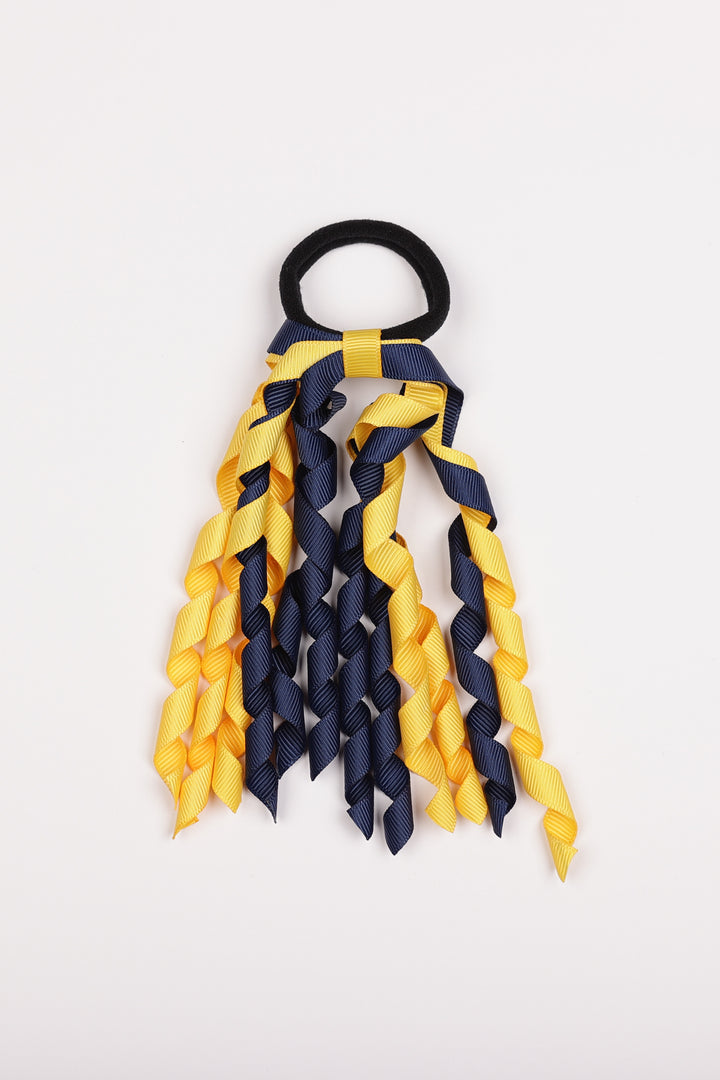 Korker Navy & Yellowgold-Mad About Bows