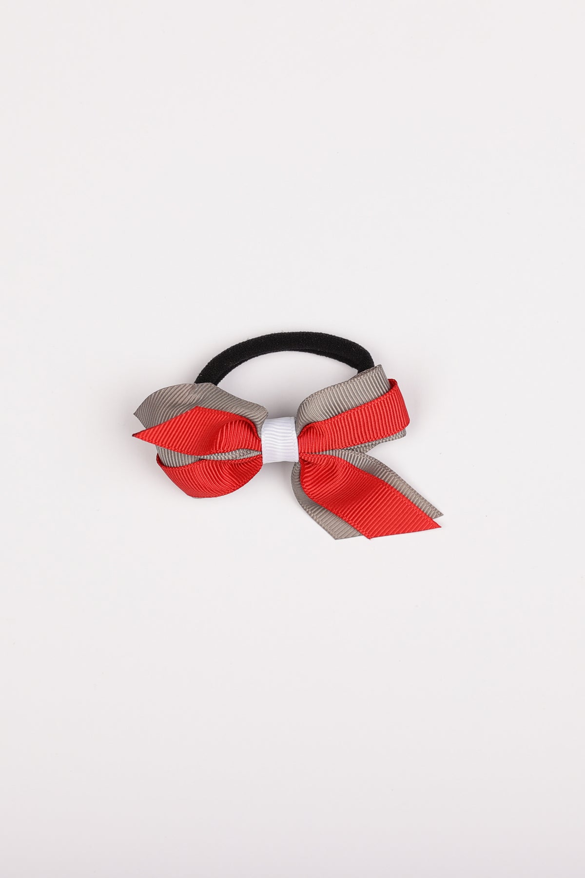 Mini Pinwheel Metal Grey/Red/White-Mad About Bows