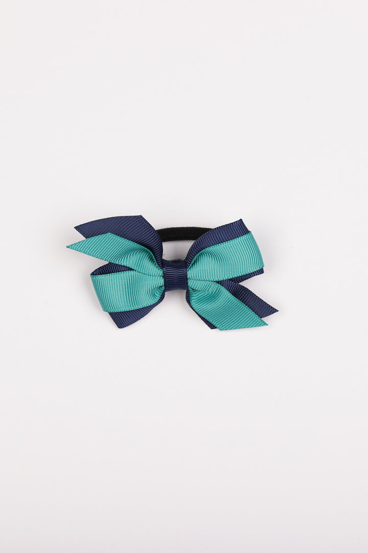 Mini Pinwheel Navy/Jade-Mad About Bows