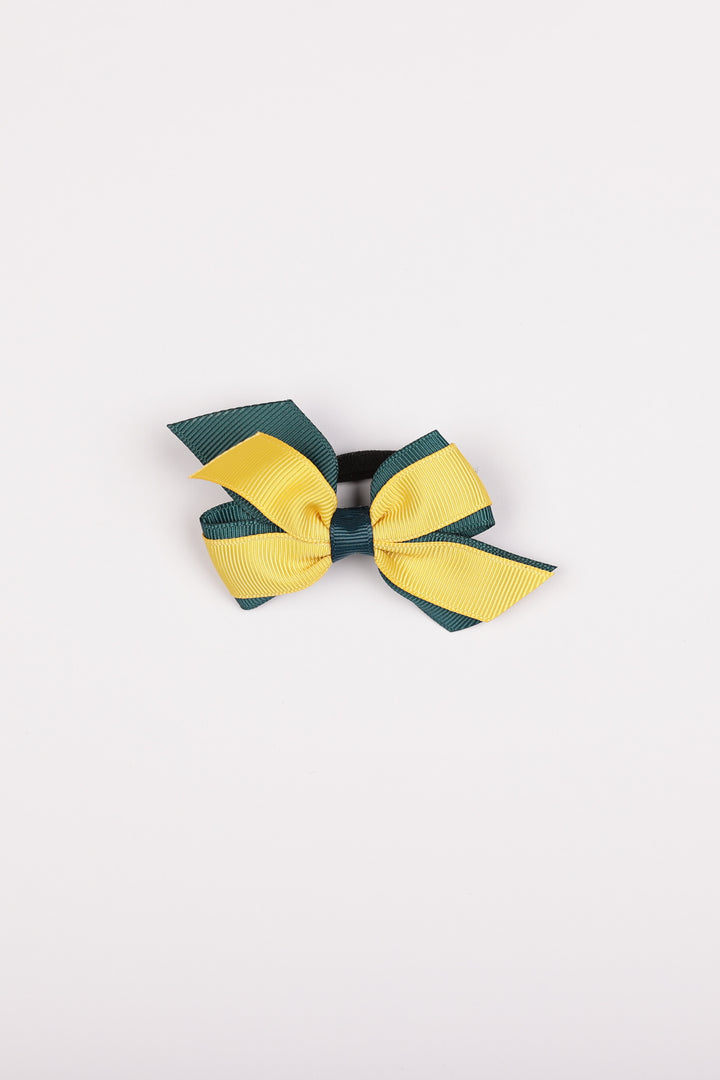 Mini Pinwheel Teal/Yellowgold-Mad About Bows
