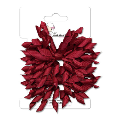 Mad Pom Twin Pack Maroon-Mad About Bows