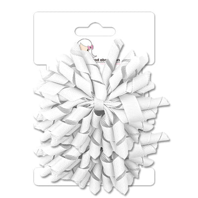 Mad Pom Twin Pack White-Mad About Bows