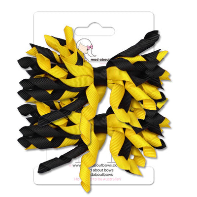Mad Pom Twin Pack Black/Yellowgold-Mad About Bows