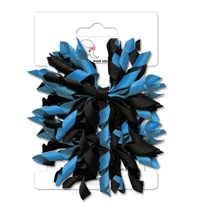 Mad Pom Twin Pack Black/Island Blue-Mad About Bows