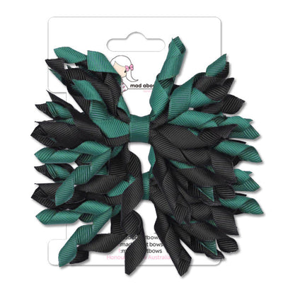 Mad Pom Twin Pack Black/Jade-Mad About Bows