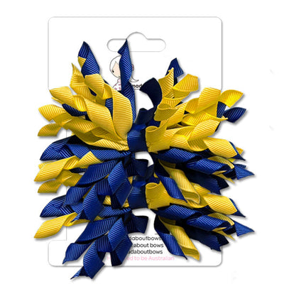 Mad Pom Twin Pack Cobalt/Yellowgold-Mad About Bows
