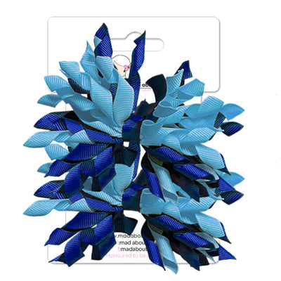 Mad Pom Twin Pack Cobalt/French Blue-Mad About Bows