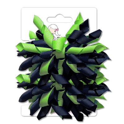Mad Pom Twin Pack Navy/Apple-Mad About Bows