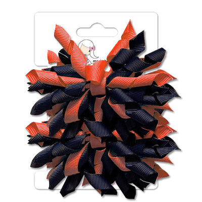 Mad Pom Twin Pack Navy/Orange-Mad About Bows
