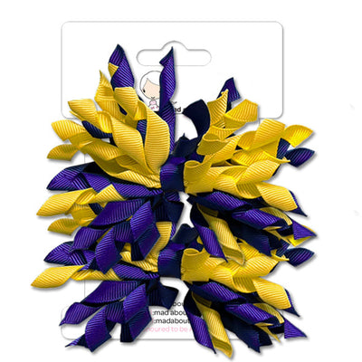 Mad Pom Twin Pack Purple/Yellowgold-Mad About Bows