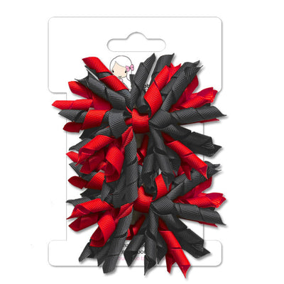 Mad Pom Twin Pack Metal Grey/Red-Mad About Bows