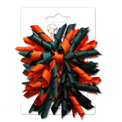 Mad Pom Twin Pack Teal/Orange-Mad About Bows