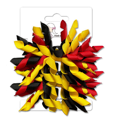 Mad Pom Twin Pack Black/Daff Yellow/Red-Mad About Bows