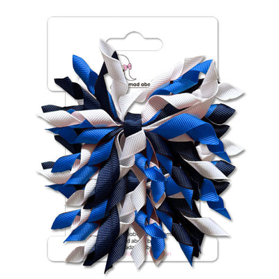 Mad Pom Twin Pack Navy/Cobalt/White-Mad About Bows