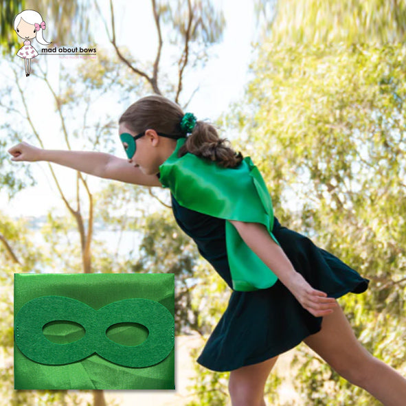 Mask and Cape Set-Mad About Bows
