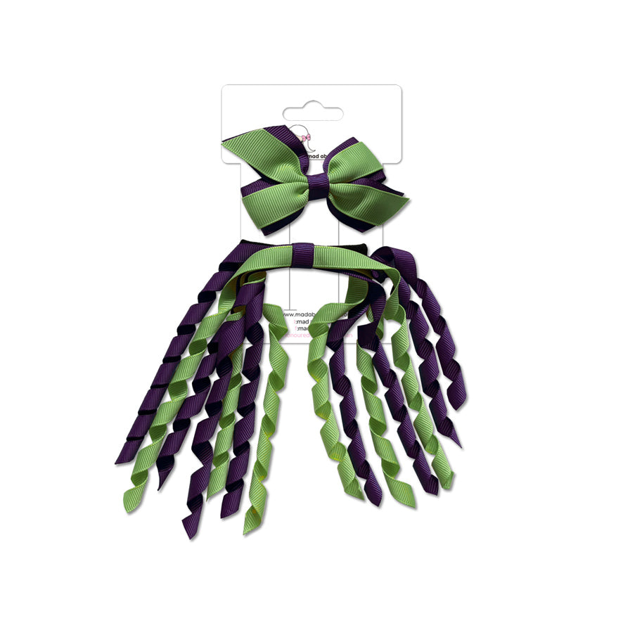 Mini Pinwheel & Korker Pack Aubergine/Sage-Mad About Bows