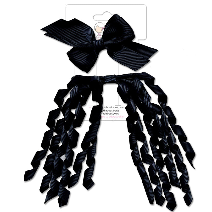 Mini Pinwheel & Korker Pack Black-Mad About Bows