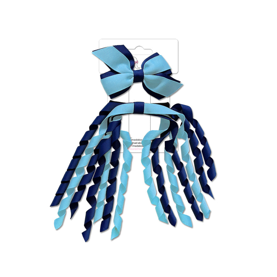 Mini Pinwheel & Korker Pack Cobalt/French Blue-Mad About Bows