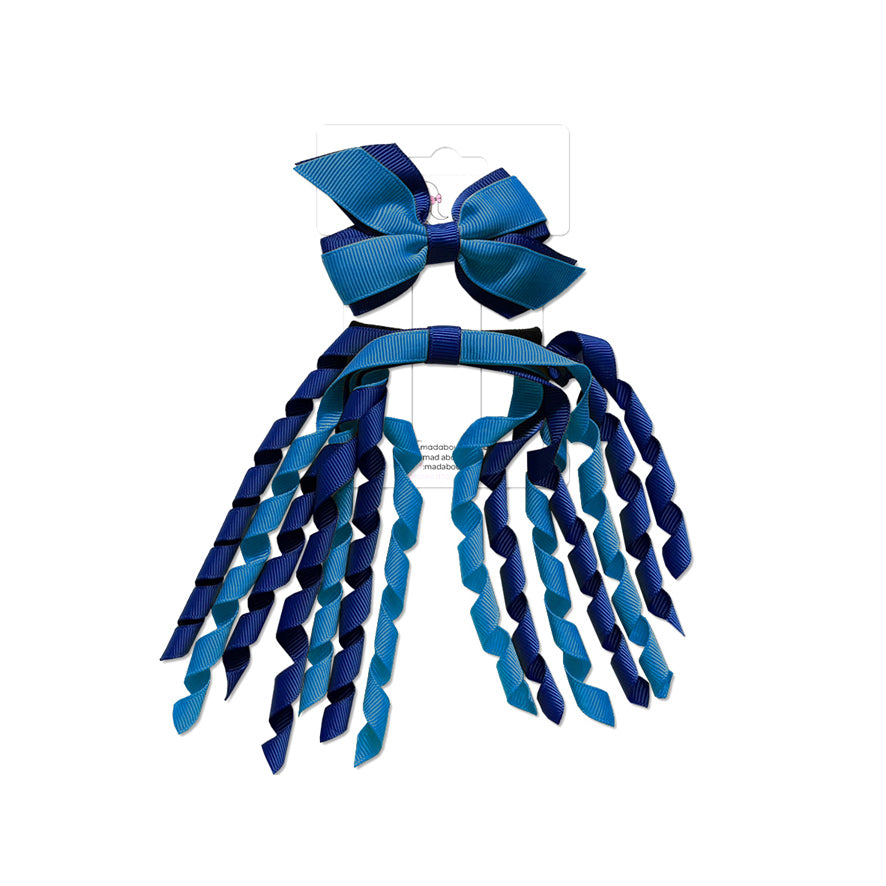 Mini Pinwheel & Korker Pack Cobalt/Methyl Blue-Mad About Bows