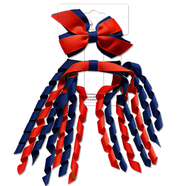 Mini Pinwheel & Korker Pack Cobalt/Red-Mad About Bows