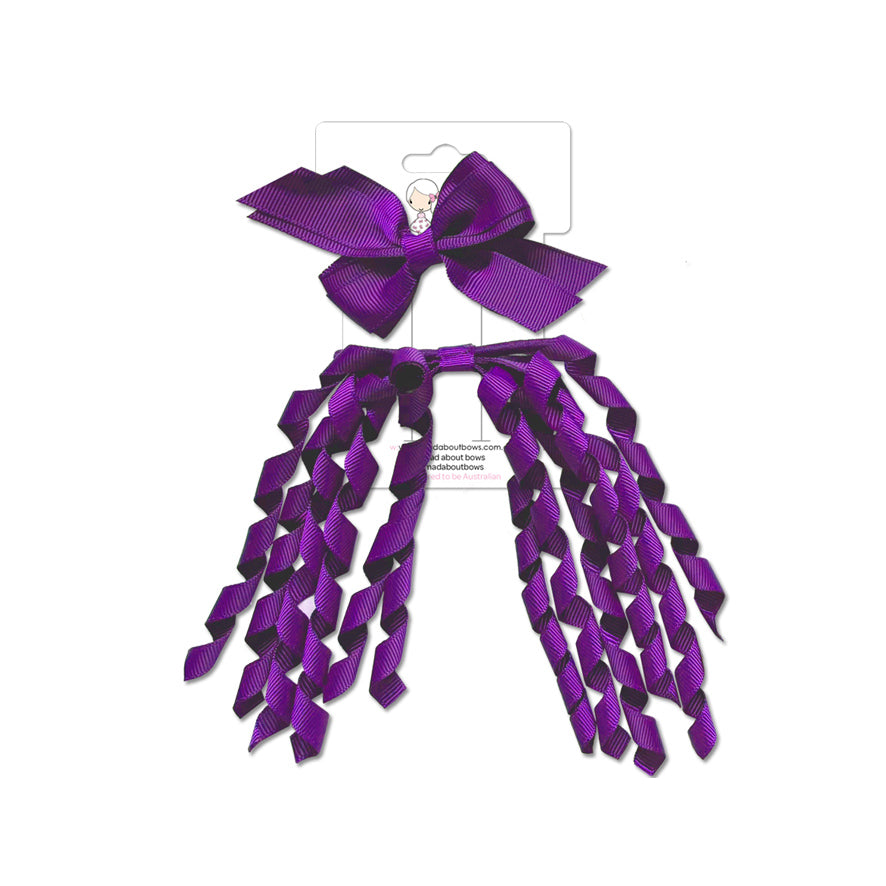 Mini Pinwheel & Korker Pack Purple-Mad About Bows