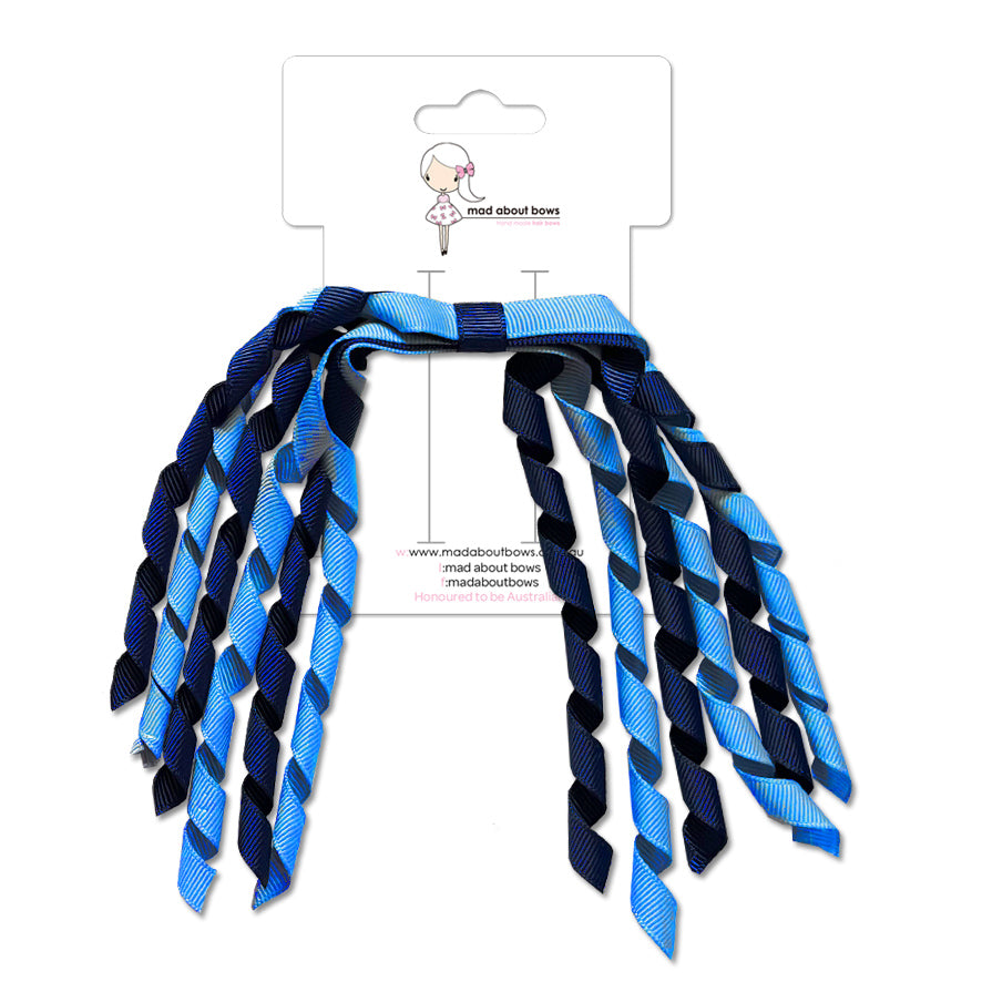 Korker Navy & Island Blue-Mad About Bows