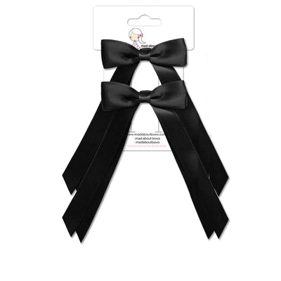 Olivia Bow Twin Pack Black-Mad About Bows
