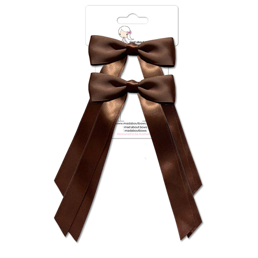 Olivia Bow Twin Pack Brown