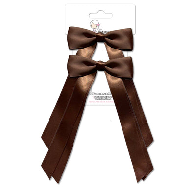 Olivia Bow Twin Pack Brown-Mad About Bows