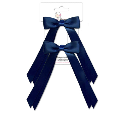 Olivia Bow Twin Pack Navy-Mad About Bows