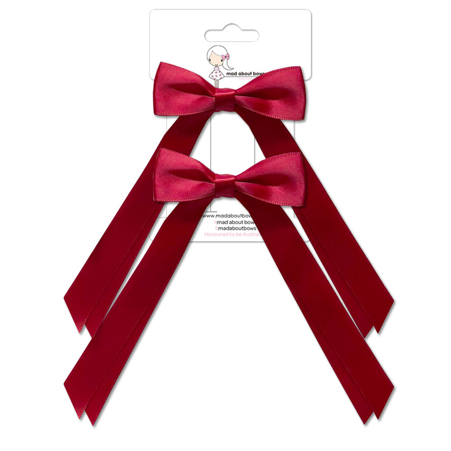Olivia Bow Twin Pack Scarlet