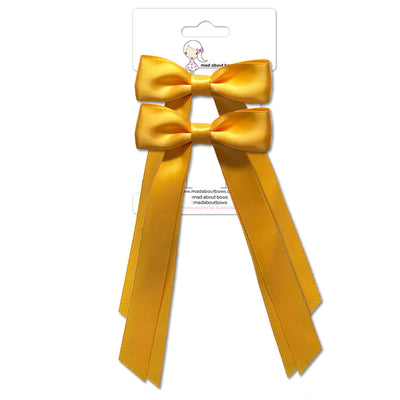 Olivia Bow Twin Pack Yellow Gold-Mad About Bows