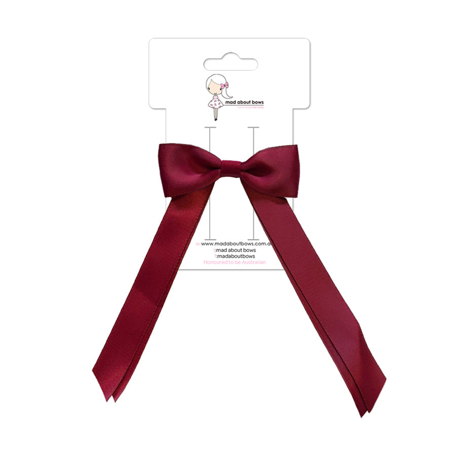 Olivia Bow Maroon-Mad About Bows