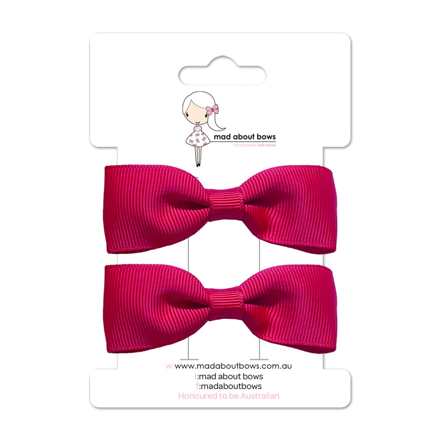 Pixie Clip Pair-Mad About Bows