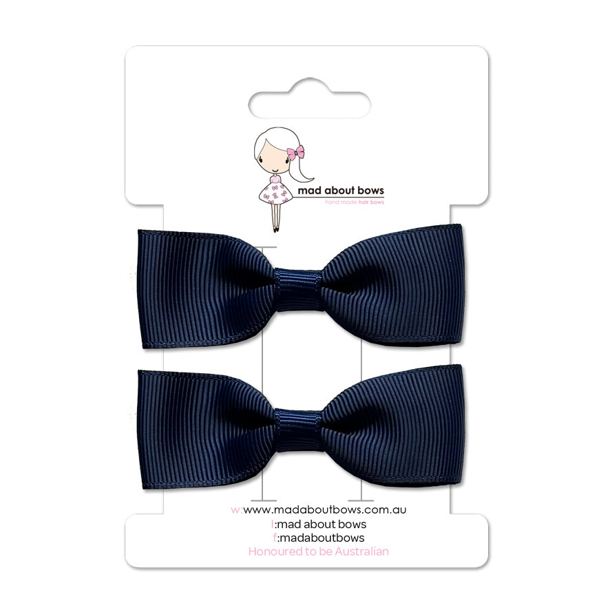 Pixie Clip Pair-Mad About Bows