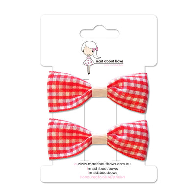 Pixie Clip Pair-Mad About Bows