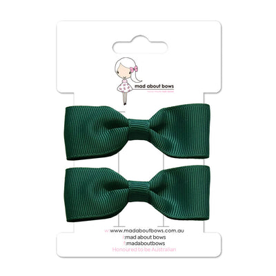 Pixie Clip Pair Teal-Mad About Bows